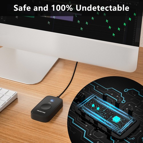 Mouse Jiggler Clicker 2 in 1 Mausbeweger mit USB-Anschluss für Computer Readyxio - Afbeelding 4 van 7