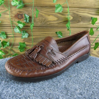 Brown Dr Scholl's Women's Leather Tassel Loafers Dr