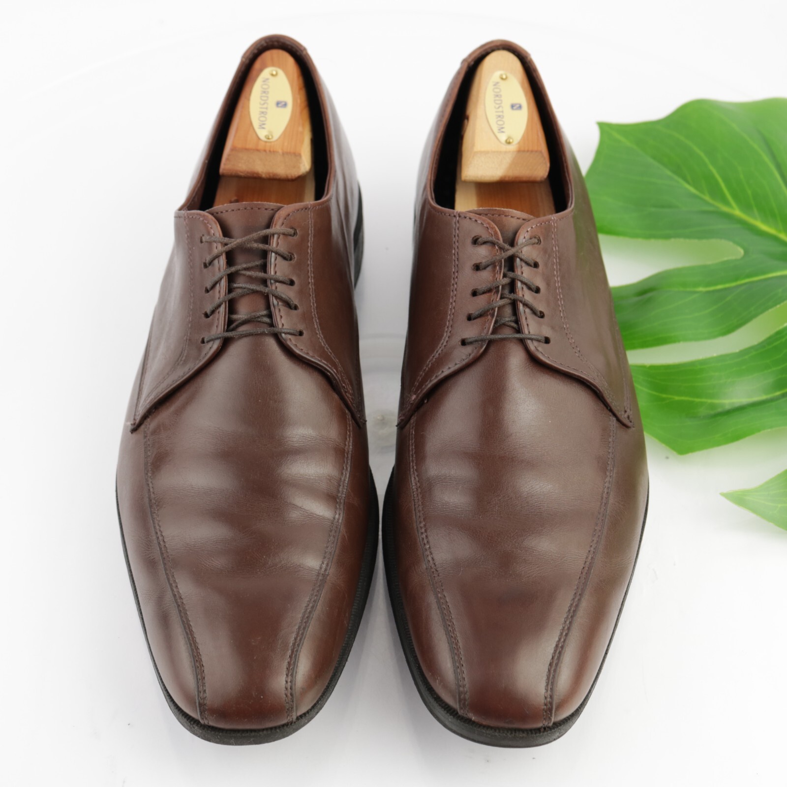 SAOLA Scarpe eleganti retrò da uomo Allen Edmonds Santa Monica Oxford taglia 11 5 D marrone scuro