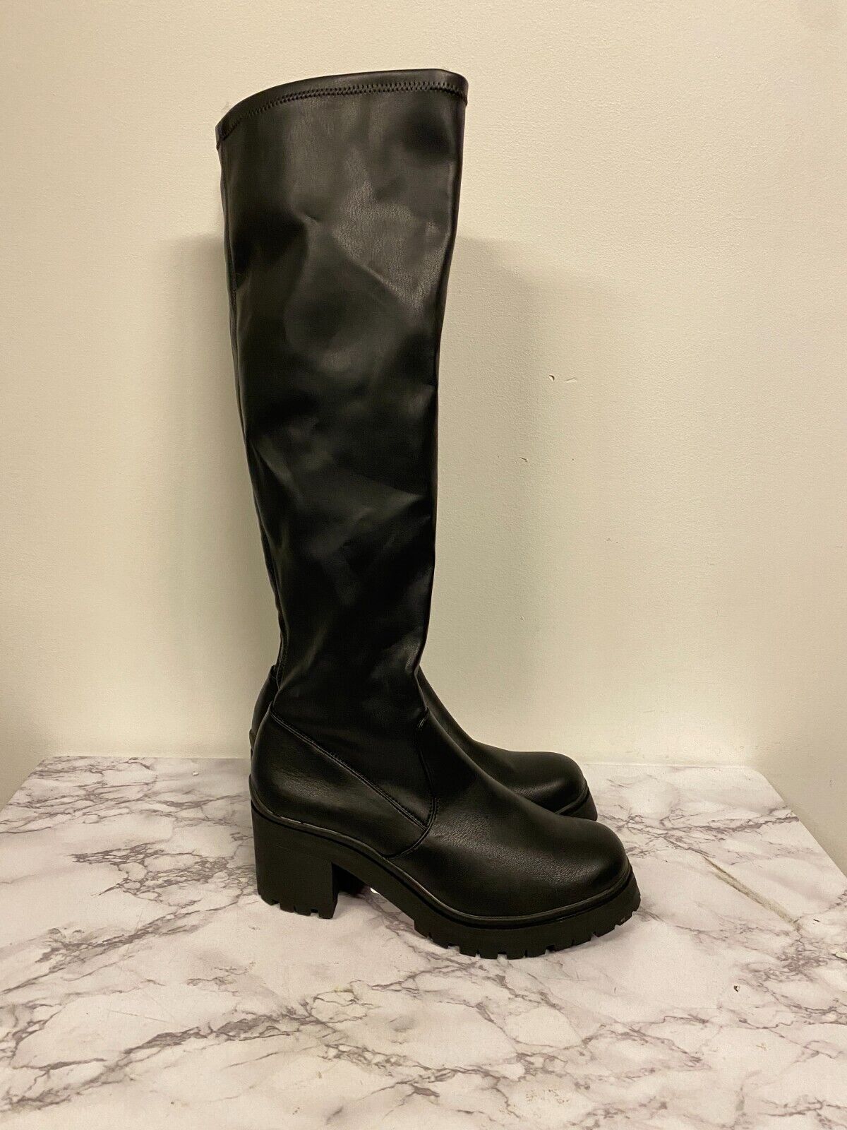 Madden Girl black womens Over the knee tall boots sz 11 | eBay