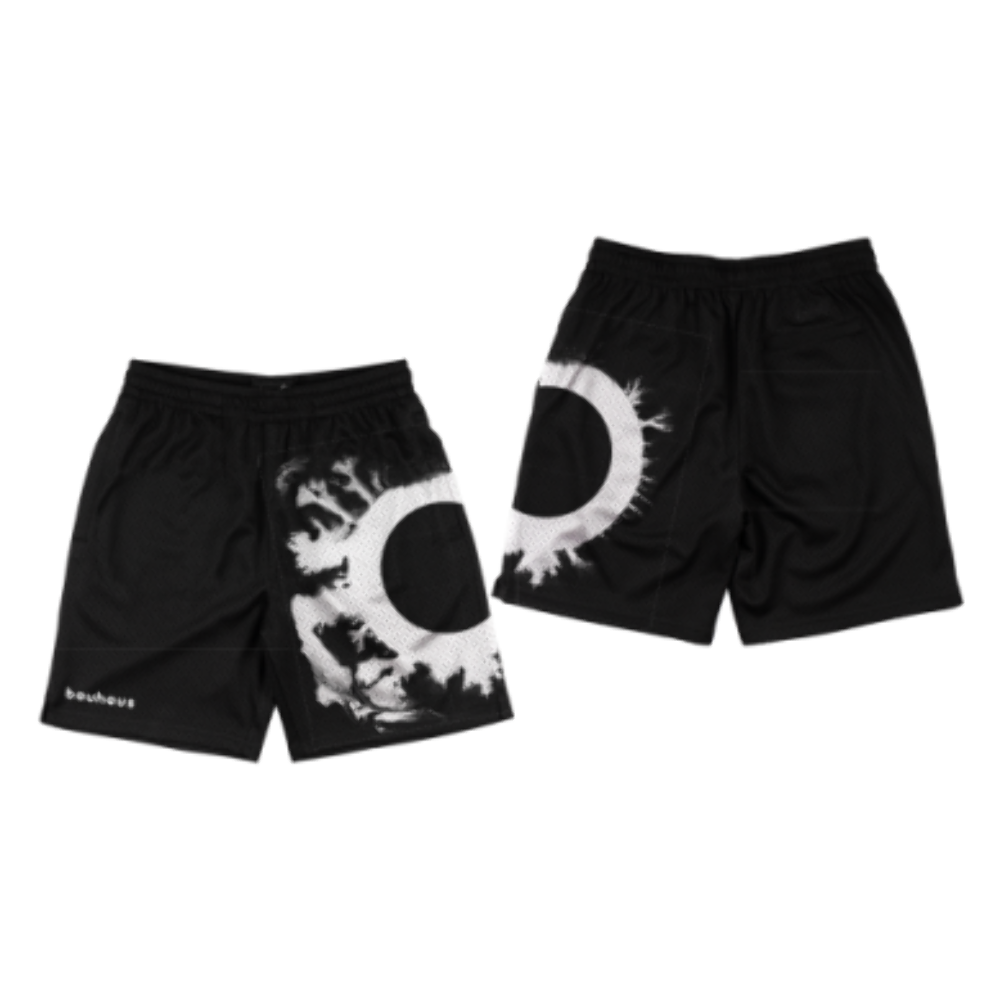 ★ ★ Men's Easy Fit Bauhaus Logo Graphic Short S WELCOME X BAUHAUS SPIRIT MESH SHORTS | eBay
