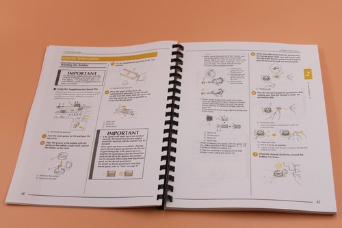 Baby Lock Solaris Vision BLSA3 Sewing Manual Full Color with Protective Covers - Picture 3 of 9