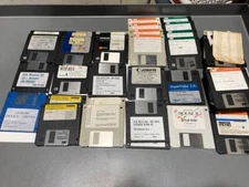 Lot of 50 3.5 inch Used Floppy Disks. 