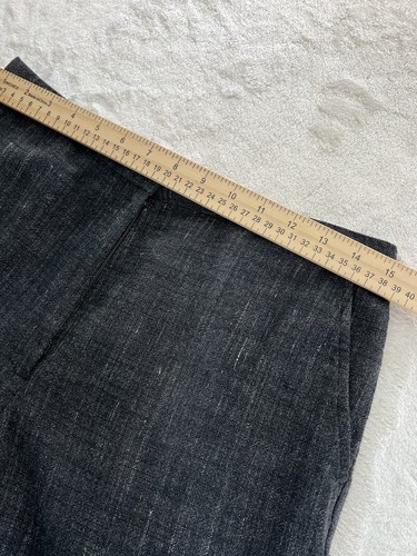 Eileen Fisher Womens 2 Pc Set Grey Open Front One Button Jacket & Pants Size PM - Picture 17 of 20