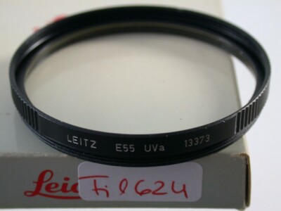 Original LEICA LEITZ UV-A Filter E55 55 55mm Germany 13373 624/26