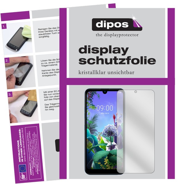 2X Schutzfolie FüR Lg Q60 Klar Displayschutzfolie Folie Display Schutz Dipos-image