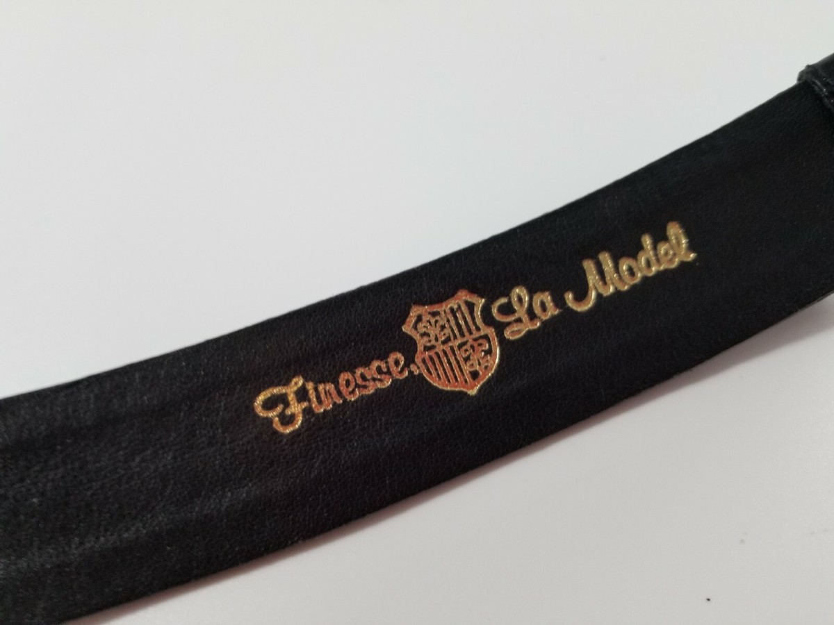 Finesse La Model Adjustable Black Belt with Tri-Tone Belt  display picture 3