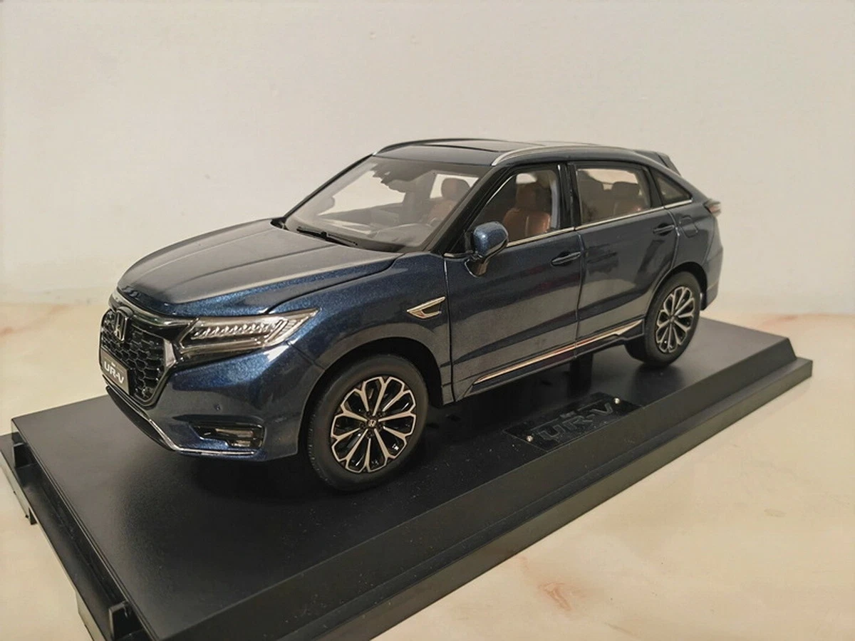 1 18 Scale Honda UR V URV 2023 SUV Blue Diecast Model Car Toy