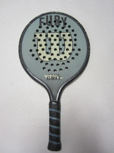 WILSON FURY TRUE GRIT 355g Pickleball Paddle 4+1/4" #2 Grip USED AS IS