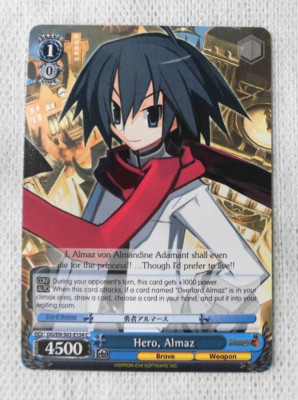 Disgaea card Hero Almaz  DG/EN-S03-E154 C  .
