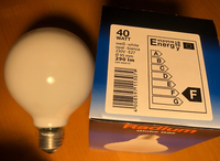 Neu Radium Globe G95 Soft White E27 40W Opal GlüHbirne ø 95Mm Dimmbar !!!