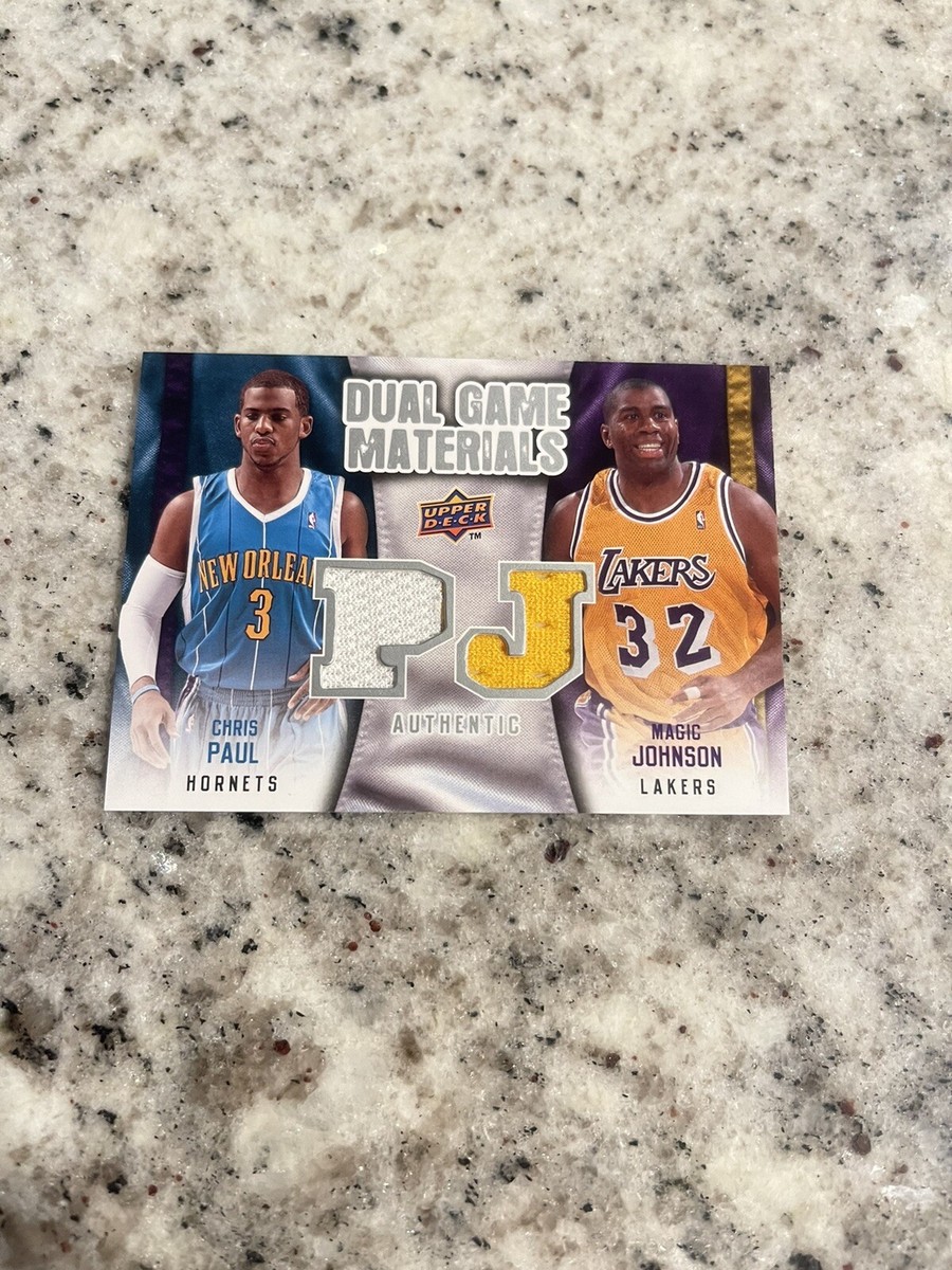スポーツ選手 NBA JERSEY CARD CHRIS PAUL MAGIC JOHNSON Magic Johnson, Chris Paul Jersey Card, Upper Deck 2009-2010