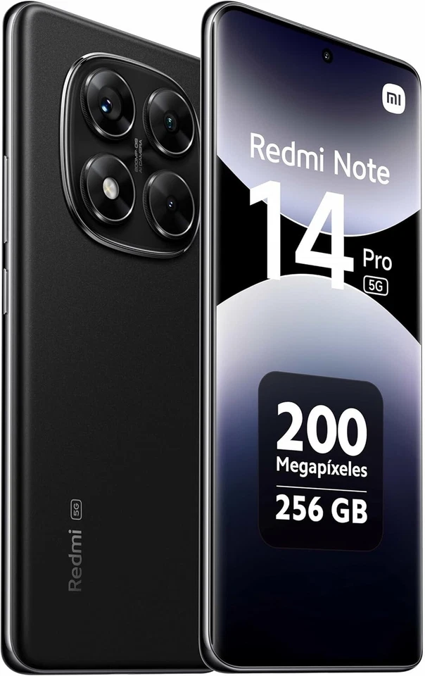 Xiaomi Redmi Note 14 Pro 5G 512GB 12GB Octa Core NFC 120Hz IP69 ITALIA BLACK - Immagine 2 di 4