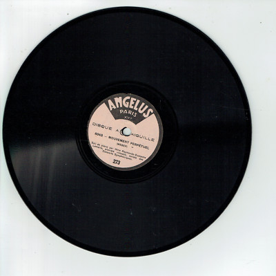 78 Runden 21cm Klavier-Vinyl Mme Raymonde-Eustache LEMAIRE ANGELUS Paris 273