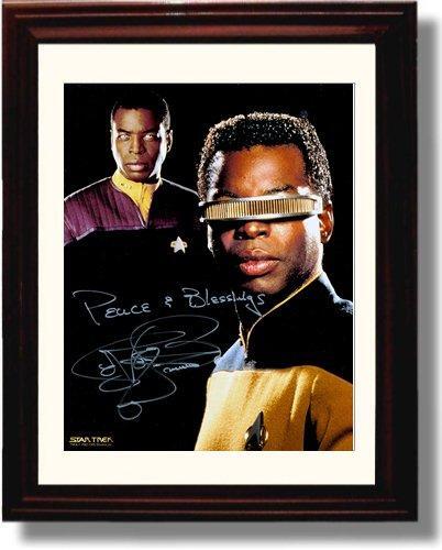 その他 LeVar Burton autograph 16x20 Framed LeVar Burton Autograph Promo Print - Star Trek