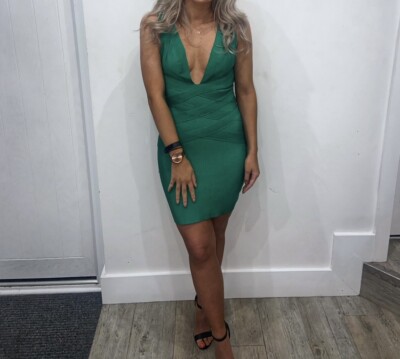 missguided green bandage dress size 8 | eBay UK missguided green bandage dress size 8 | eBay UK
