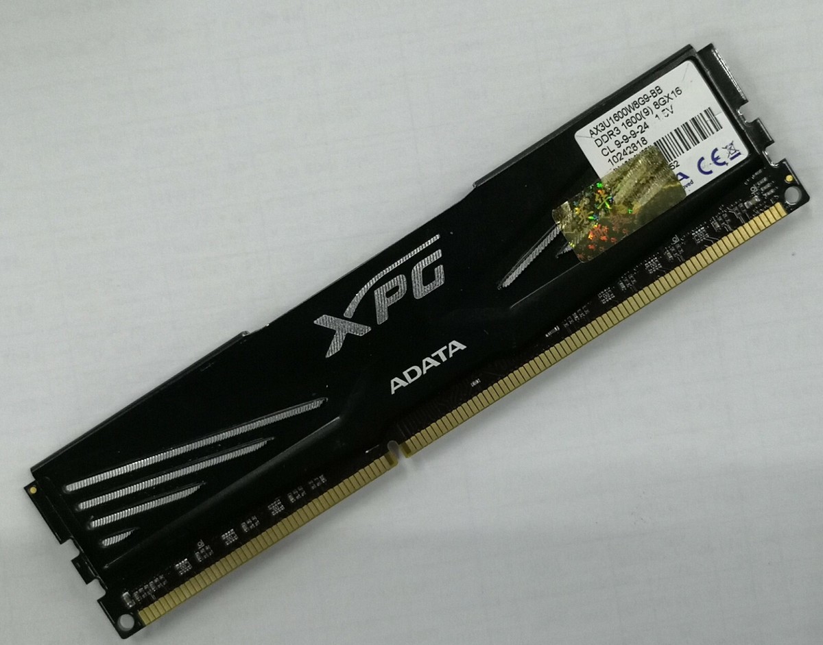 ADATA 8GB DDR3 1600 Desktop DIMM RAM AX3U1600W8G9-BB XMP CL9 PC3