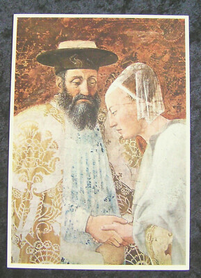 Kunstpostkarte: Piero della Francesca: Il ricevimento della Regina ...