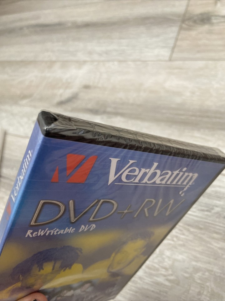 Verbatim DVD+RW 4.7GB 120Min (4x) DVD Rewritable 43228 REWRITABLE BLANK ...