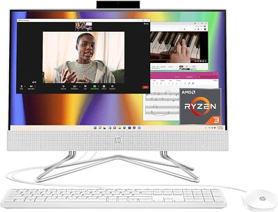 HP AIO 22-dd0032 21.5'' FHD Ryzen 3 3250U 8GB 256GB SSD - Snow White
