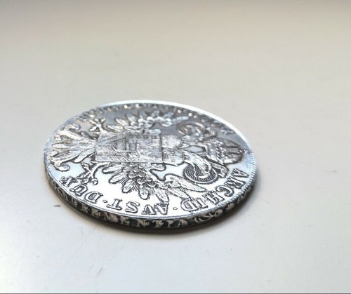 Old antic silver coin Thaler Maria Theresa Austria Hungry 1780 S.F 28gr - Picture 6 of 11