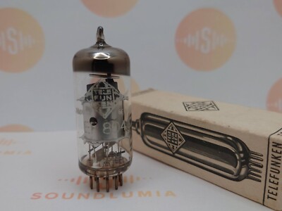 1x Telefunken EF804 Silver Plates   Bottom - Ulm 1962 - Tested NOS+