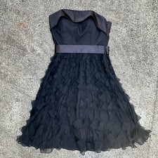 NWT White House Black Market Womens Size 6 A-line Flutter Flirty Dress