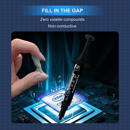Efficient 1.8g Thermal Paste, Superior Carbon Formula for Long-Lasting Cooling - 第 5/9 張圖片