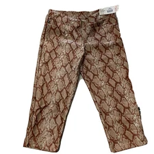 Otomix Active Wear Capri Workout Large cotton/lyrcia Made In USA Y2K snake print