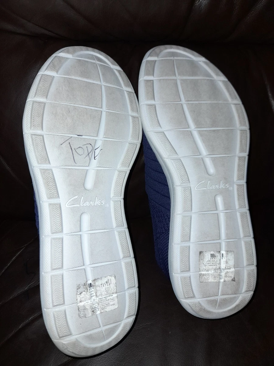 Ladies Clark s Cloud Stepper Shoes BLUE Size 6.5 UK EUR 40