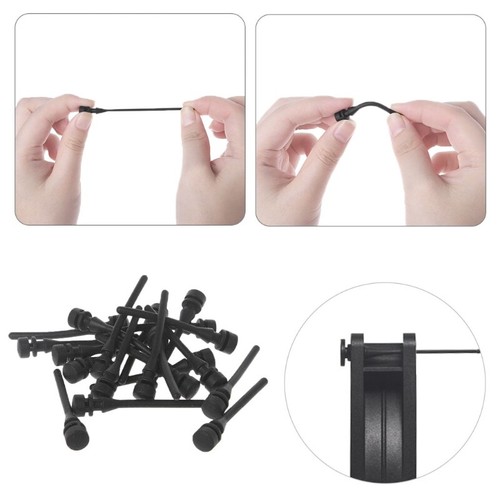 20Pcs Mouting Pin for Computer for Case Fan Anti Noise Vibration Silicone Screws - Picture 3 of 7