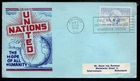 USA 1949 Air Mail FDC to Netherlands