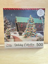 The jigsaw Puzzle Factory-Holiday Collection Country Lights 500 Pieces Sealed