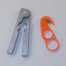 Aluminum Tail Stripper & Plastic Zipper