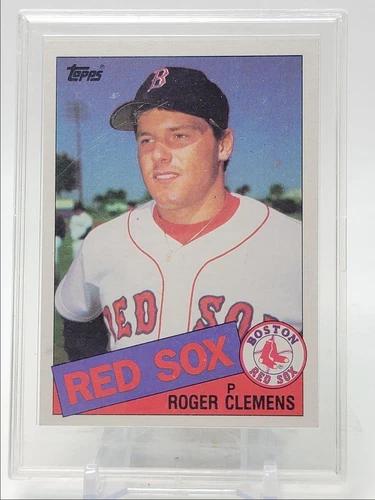 ROGER CLEMENS 1985 TOPPS BASEBALL ROOKIE RED SOX #181 RC Q4026