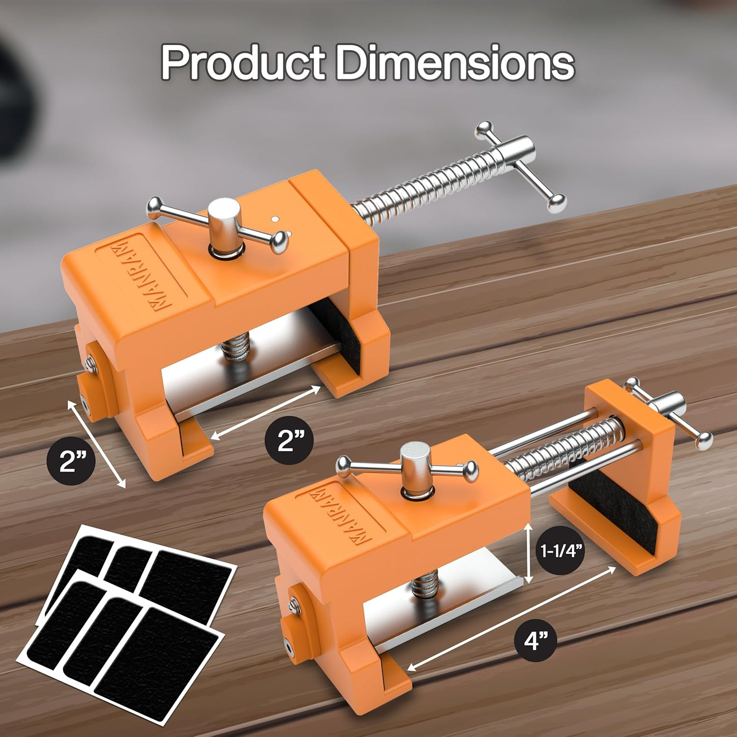 Cabinet Clamps with Protective Case, Cabinets Installation Clamps, Face Frame Cl