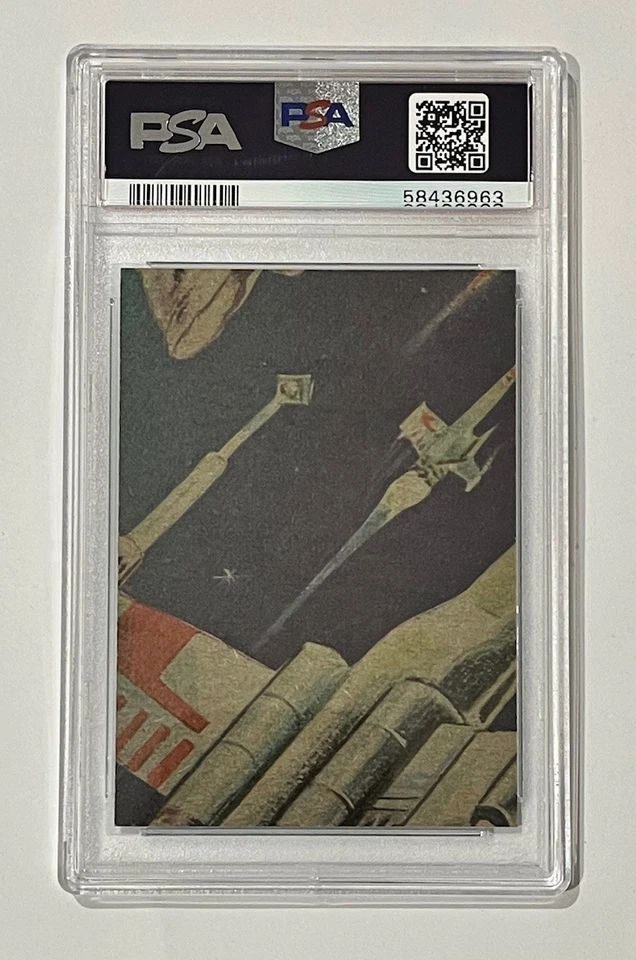 1977 TOPPS STAR WARS CARD - #5 PRINCESS LEIA - SERIES 1 - BLUE BORDER - PSA 8 - Image 2 of 4