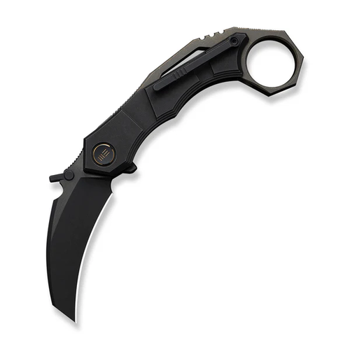 WE Knife Tayra Karambit 24069-1 Black Titanium M390 Steel Knife - Picture 3 of 8