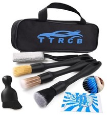 7PCS Car Detailing Brush Set, Ultra Soft Boars Hair Car Interior Detailing