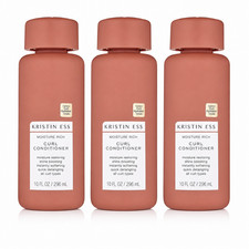 3 Pack Kristin Ess Curl Conditioner 10 oz Moisturizing for Curly Hair Hydration