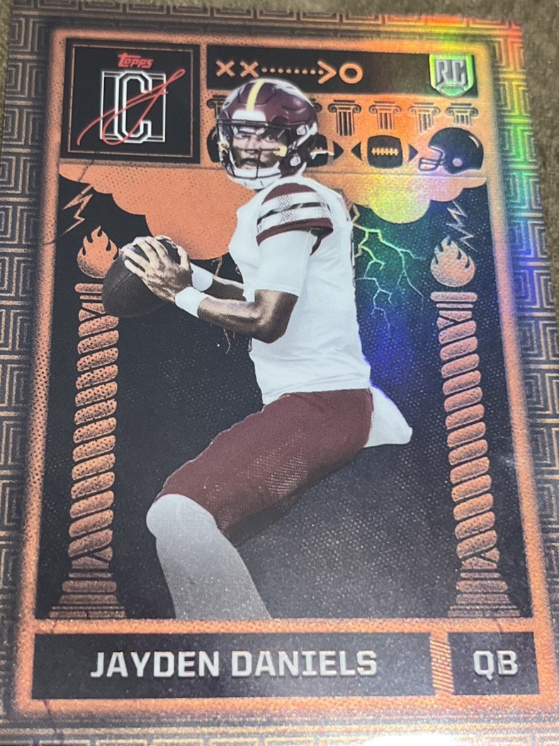 2024 Topps Signature Class Jayden Daniels Odyssey #O-2 RC Commanders Rookie