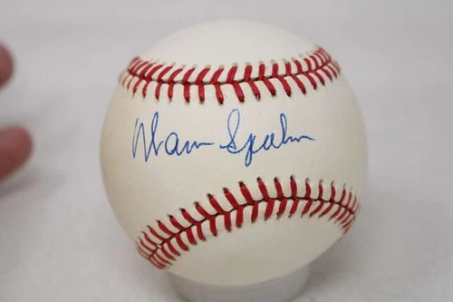 Warren Spahn Baseball PSA/DNA Autograph Signed Braves