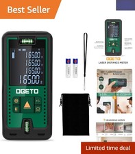 High-Accuracy Laser Measure Device with Compact Design - 50m Range, Waterproof