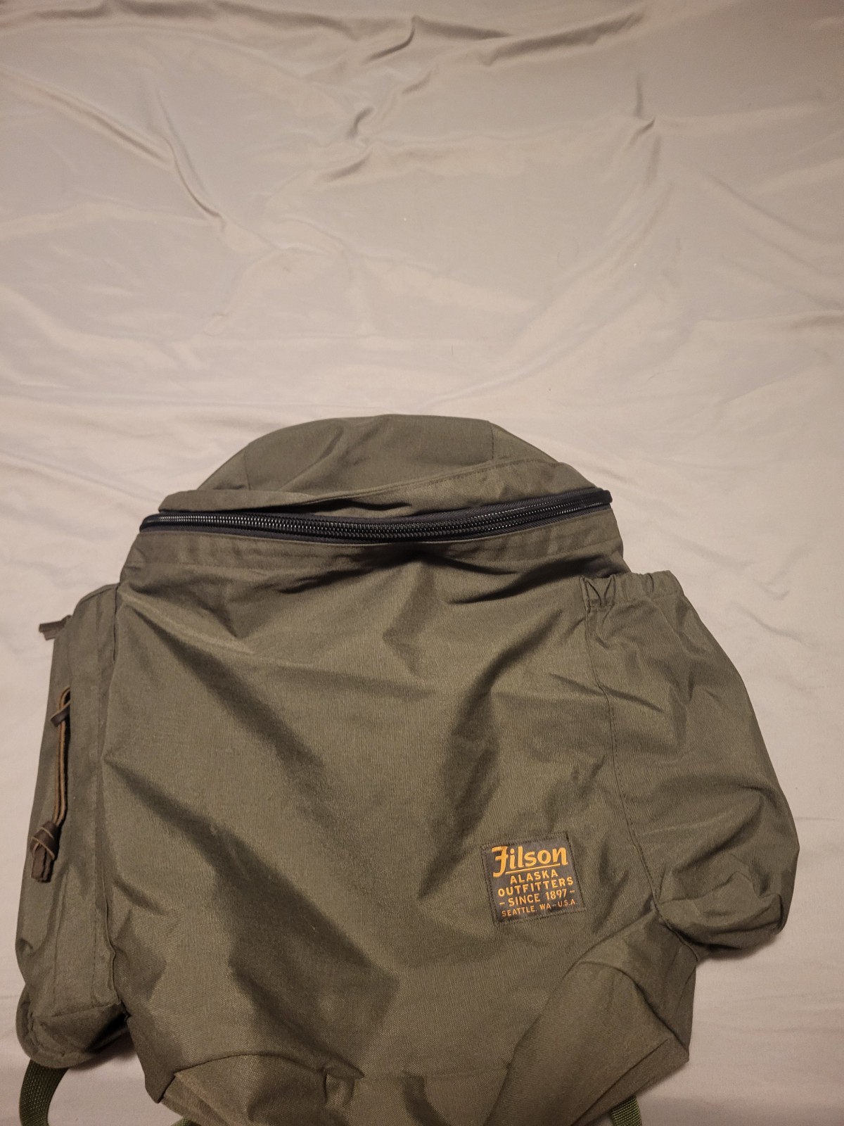 Filson Nylon Rucksack Backpack Olive Green