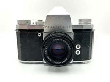 Praktica IV F Analog SLR 35mm Silber  Pentacon 50mm f/1.8 Kit Set M42 Body
