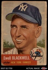 1953 Topps #31 Ewell Blackwell Yankees 1 - POOR