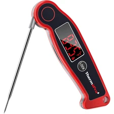 TP19 Waterproof Digital Meat Thermometer for Grilling with Ambidextrous Backlit