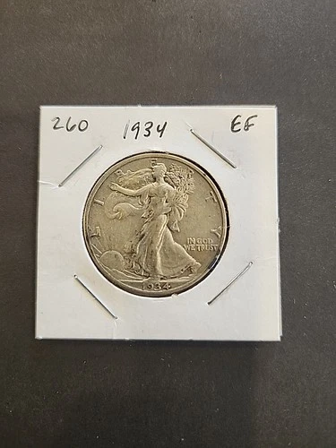 1934 Walking Liberty Half Dollar XF Condition