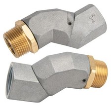 1" Fuel Hose Swivel, Fuel Transfer Hose Swivel 360 Rotating Connector for Fuel