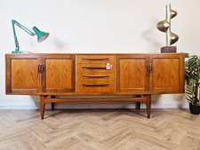V.B Wilkins G Plan Red Label Vintage Mid Century Medium Teak Long John Sideboard